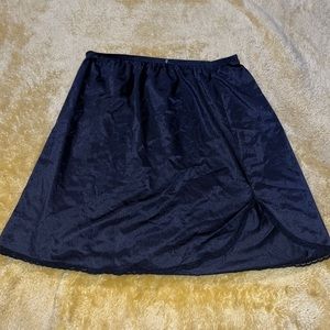 black lace slip skirt!